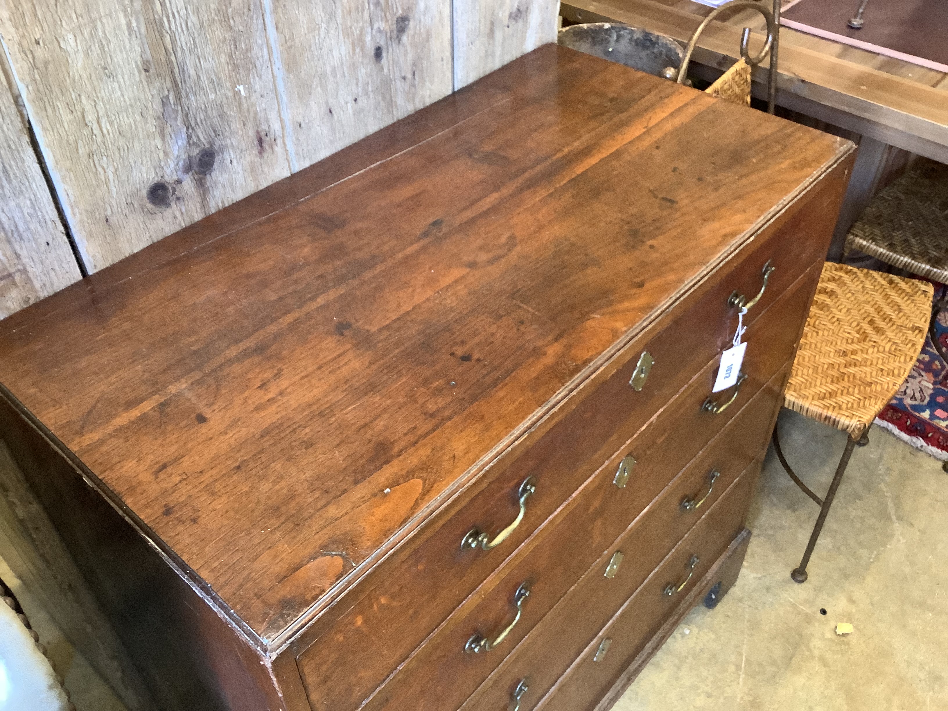 An oak chest